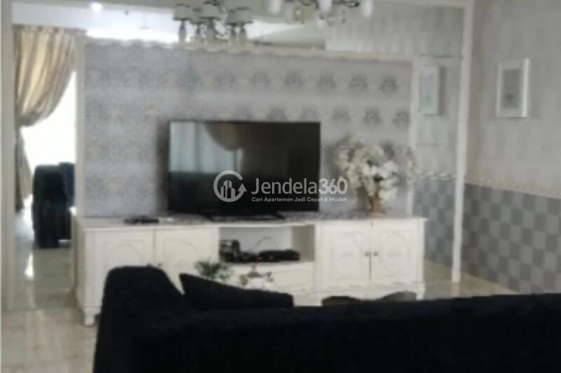Living Room Well Furnished 4BR Apartment at Kemang Village Apartment Tower Infinity
