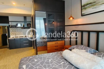 Bedroom Spotless Studio Apartment High Floor with City View at Aspen Residence Apartment
