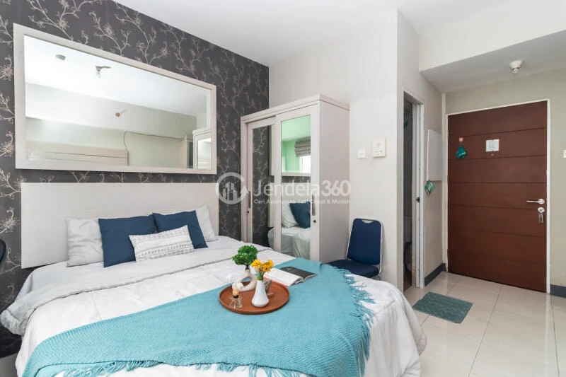 Bedroom Flawless Studio Apartment Low Floor with  View at Taman Melati Margonda Apartment