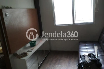 Living Room Spotless 1BR Apartment Low Floor with Swimming Pool View at East Park Apartment