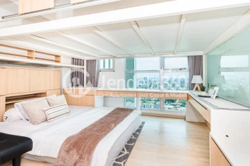 Bedroom Studio Apartment with City View at Kemang Village Apartment