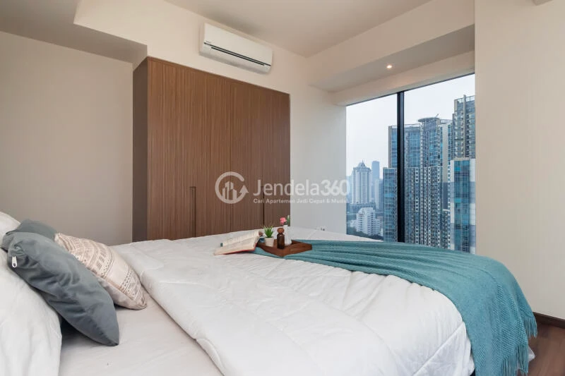 Bedroom High Floor 2BR Apartment with  View at Branz Mega Kuningan Apartment