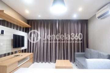 Living Room Best Deal 1BR Apartment High Floor with City View at Paddington Heights Apartment