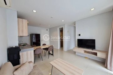 Living Room Low Floor 2BR Apartment with  View at Paddington Heights Apartment