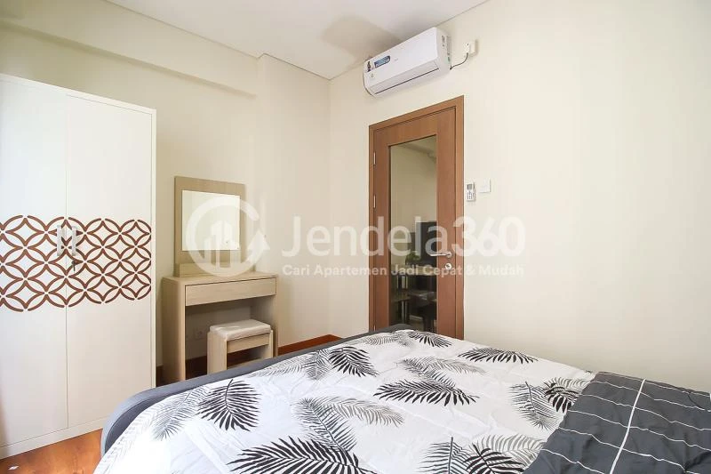 Bedroom Modest 1BR Apartment with Spa & Fitness Center at Puri Orchard Apartment