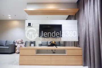 Living Room Best Deal 1BR Apartment High Floor with City View at Paddington Heights Apartment