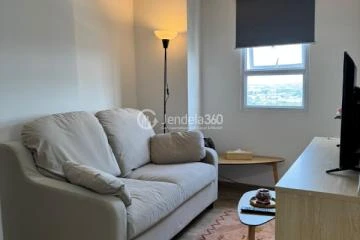 Living Room 1BR Loftvilles City Apartment at Tower buchida 3