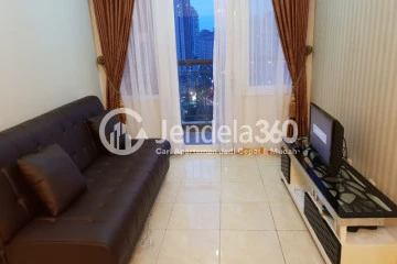 Living Room Middle Floor 2BR Apartment with City View at Grand Palace Kemayoran