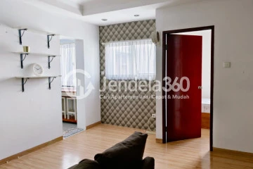 Living Room 2BR Apartment with  View at Mediterania Garden Residence 2