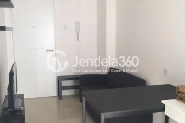 Living Room 1BR Bassura City Apartment at Middle Floor