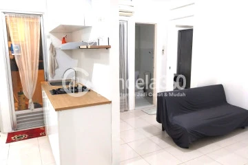 Living Room 3BR Apartment with  View at Kalibata City Apartment