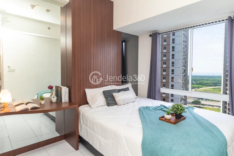 Bedroom 1 High Floor 2BR Apartment with  View at Tokyo Riverside Apartment
