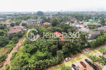 Balcony A Realxing Studio Apartment with Amazing Scenery at Bintaro Park View