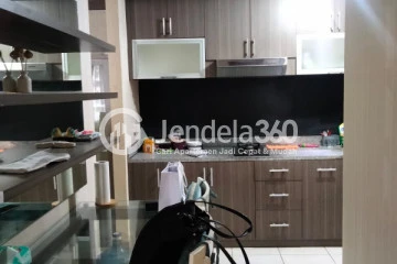 Kitchen Middle Floor 3BR Apartment with City View at Grand Palace Kemayoran