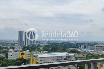 Balcony Excellent 1BR Apartment at Sky Terrace Apartment Low Floor