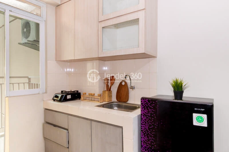 Kitchen Excellent Studio Apartment at Green Palm Residence Low Floor