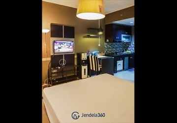 Bedroom Compact Studio Apartment at Park View Condominium High Floor