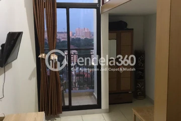 Bedroom Lovely Studio Apartment High Floor with City View at Dave Apartment