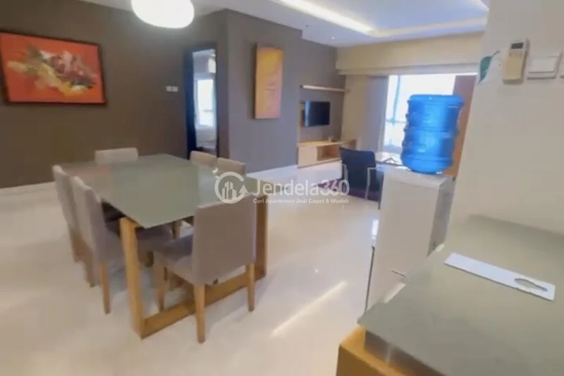 Living Room Spacious 3BR Apartment at Somerset Permata Berlian Residence Tower South