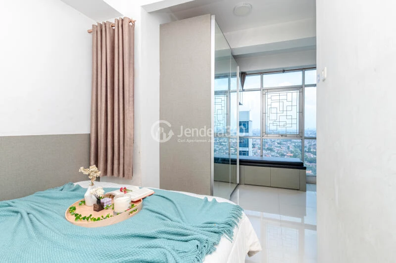 Bedroom 1 High Floor 2BR Apartment with  View at Pakubuwono Terrace