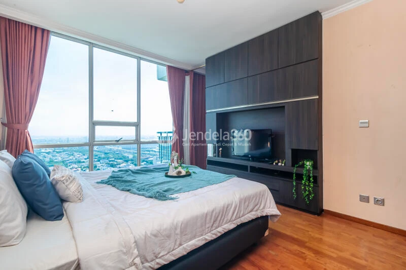 Bedroom Fancy 1BR Apartment at Ancol Mansion Apartment High Floor