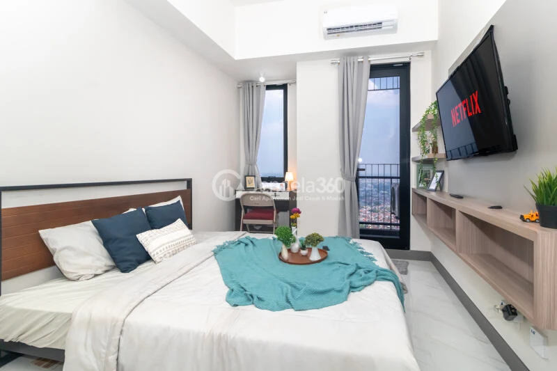 Bedroom Studio Apartment with City View at Pakuwon Residence Bekasi