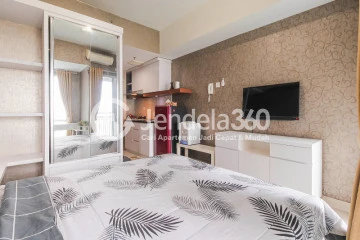 Bedroom Well Furnished Studio Apartment at Grand Dhika City Apartment Middle Floor