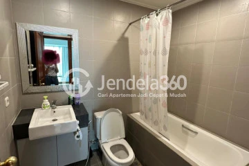 Bathroom Trendy 1BR Apartment Low Floor with  View at Casablanca Apartment