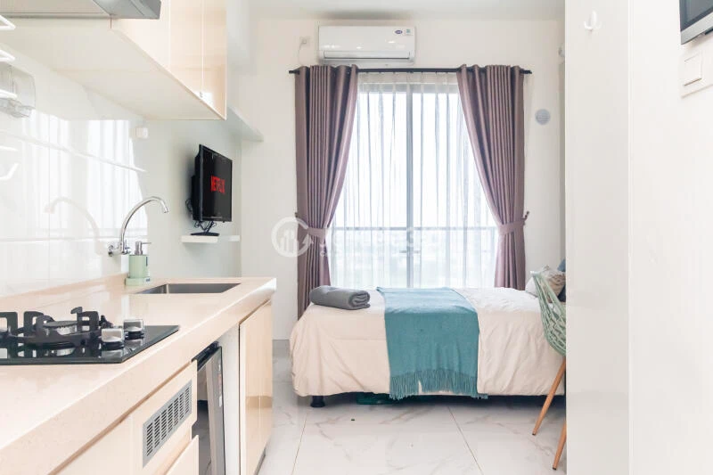 Bedroom Sky House BSD Apartment Studio Fully Furnished