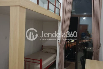 Bedroom Studio Apartment with City View at Dave Apartment