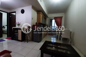 Living Room Lovely 2BR Apartment High Floor with City View at Aston Marina Ancol