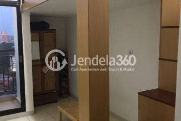 Bedroom Lovely Studio Apartment High Floor with City View at Dave Apartment
