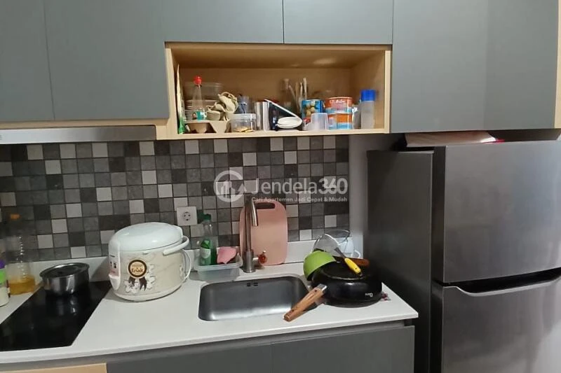 Kitchen Stunning 2BR Apartment Low Floor with  View at Taman Anggrek Residence