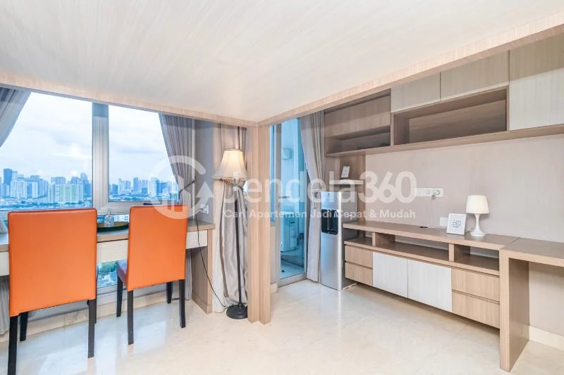 Bedroom High Floor Studio Apartment with  View at Capitol Park