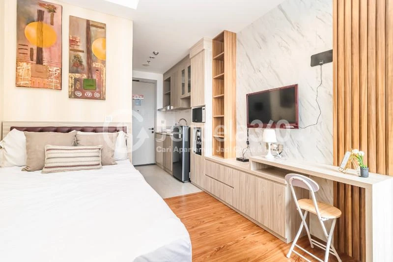 Bedroom Affordable Studio Apartment at Fatmawati City Center Apartment High Floor