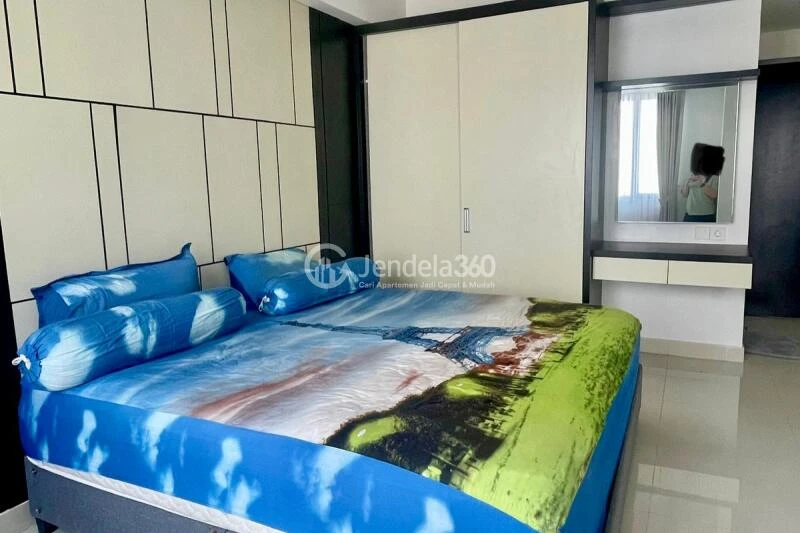 Bedroom High Floor Studio Apartment with  View at Westmark Apartment