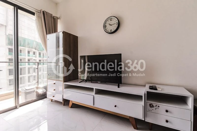 Living Room 2BR Sky House BSD Apartment at High Floor