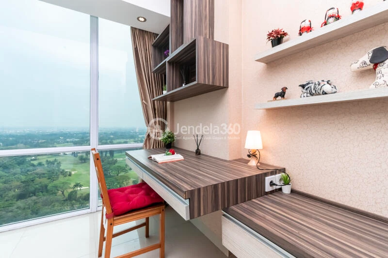 Bedroom Trendy 1BR Apartment at U Residence Karawaci High Floor