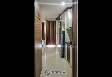 Kitchen Elegant Studio Apartment at Grand Dhika City Apartment Low Floor