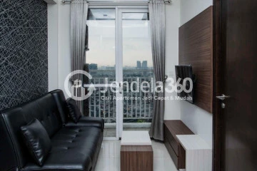 Living Room Excellent 2BR Apartment at Westmark Apartment High Floor