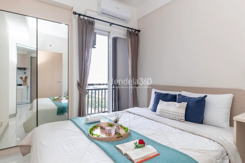Bedroom 1BR Akasa Pure Living Apartment at Tower Kamaya