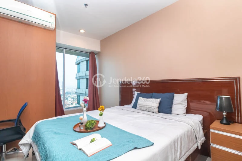 Bedroom Good Deal Studio Apartment at Grand Kamala Lagoon Apartment Low Floor