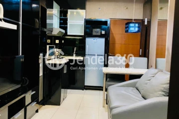 Living Room 1BR Apartment with  View at Salemba Residence