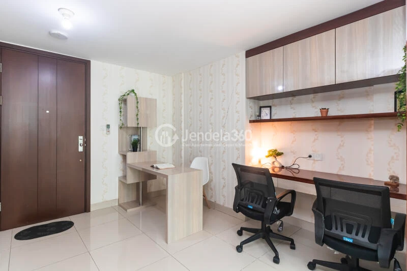 Living Room Elegant 1BR Apartment at U Residence Karawaci Middle Floor