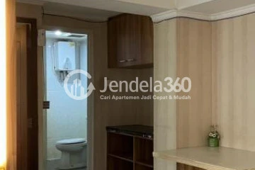 Living Room Well Furnished 2BR Apartment Middle Floor with City View at Kebagusan City Apartment
