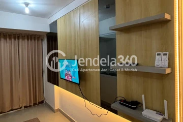 Living Room Low Floor 2BR Apartment with  View at Paradise Mansion Apartment