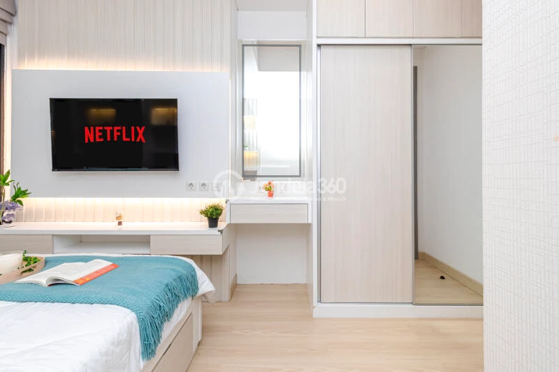 Bedroom 1 Spacious 2BR Apartment Low Floor with City View at Fatmawati City Center Apartment