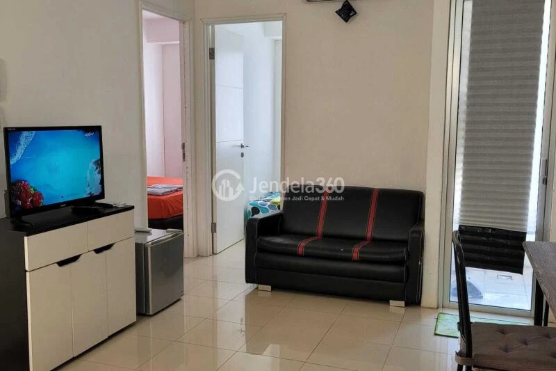 Living Room Stylish 3BR Apartment High Floor with pool and city view View at Bassura City Apartment