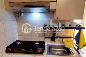Kitchen Well Located 2BR Apartment Middle Floor with City View at Green Palm Residence