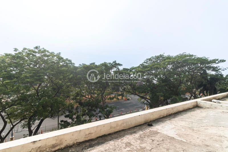 Balcony Stylish Studio Apartment at Ancol Mansion Apartment Tower Pacific Ocean